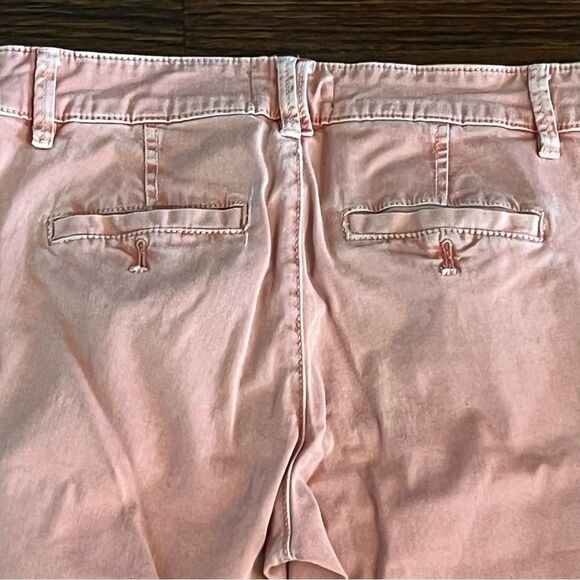 Women's Anthropologie Coral Relaxed Chino Pants - Picture 5 of 10